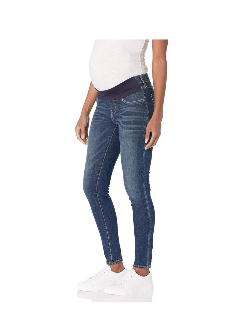 Levi’s Signature Maternity Baby Bump Dark Blue Skinny Jeans Size Small NWT